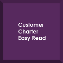 Customer Charter easy read button