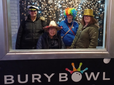 Customers at the Bury Bowl