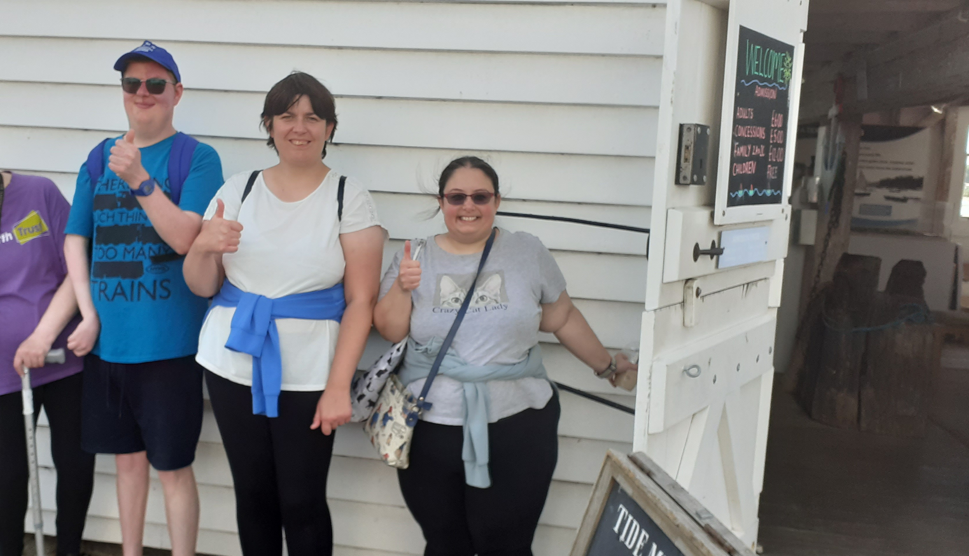 Customers at Woodbridge Tide Mill