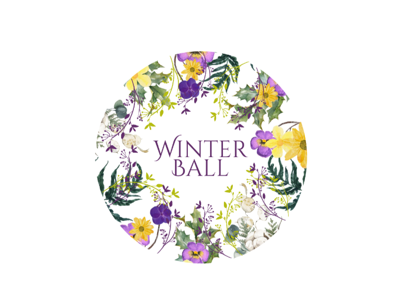 Logo that says 'Winter Ball'