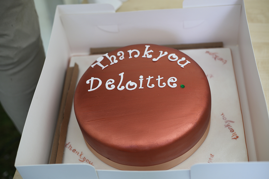 Deloitte Thank You Cake