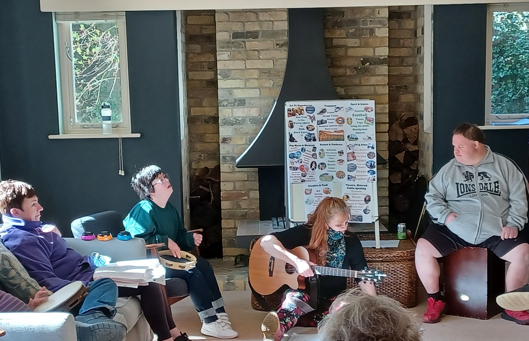 Picture of customers during a drama session in Cambridgeshire