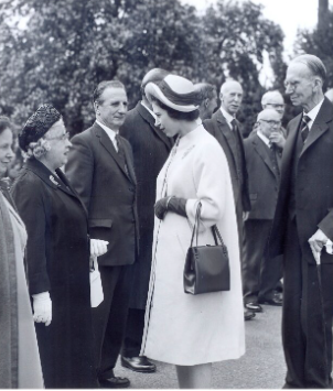 The Queen visiting Papworth Everard