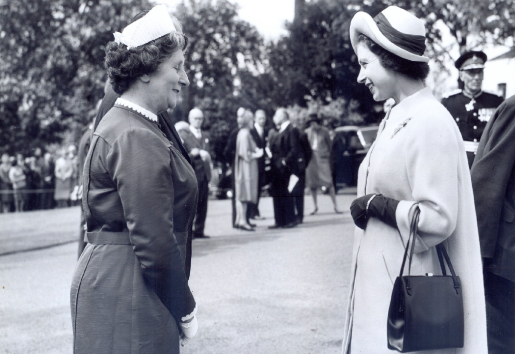 The Queen visiting Papworth Everard