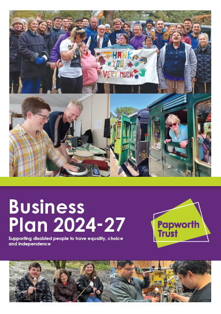 A photo of business plan front cover
